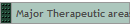 Major Therapeutic areas